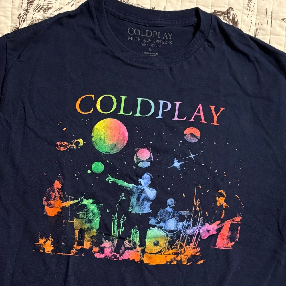 RARE! COLDPLAY concert shirt size M